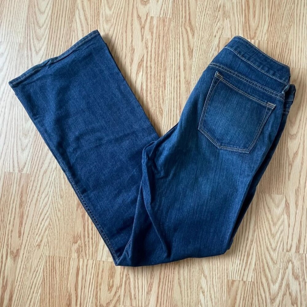 Y2K Womens Sz 10 Bootcut Blue Jeans by Banana Republic Western Style Hippy